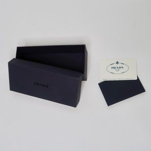 Prada Empty Box and Authenticity Certificate Card